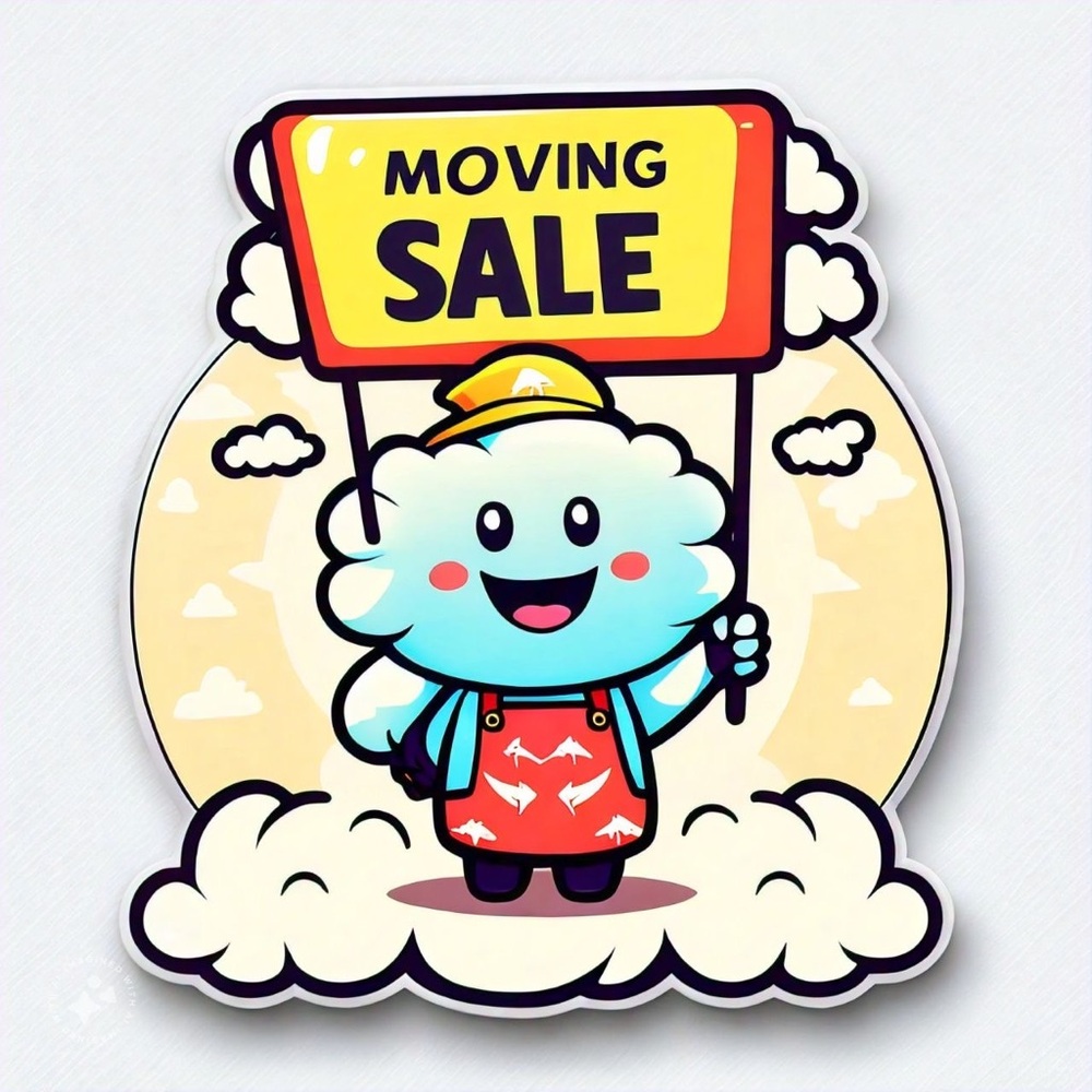 Moving sale